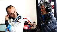 Robert Kubica a osobní trenér Edoardo Bendinelli v Barceloně