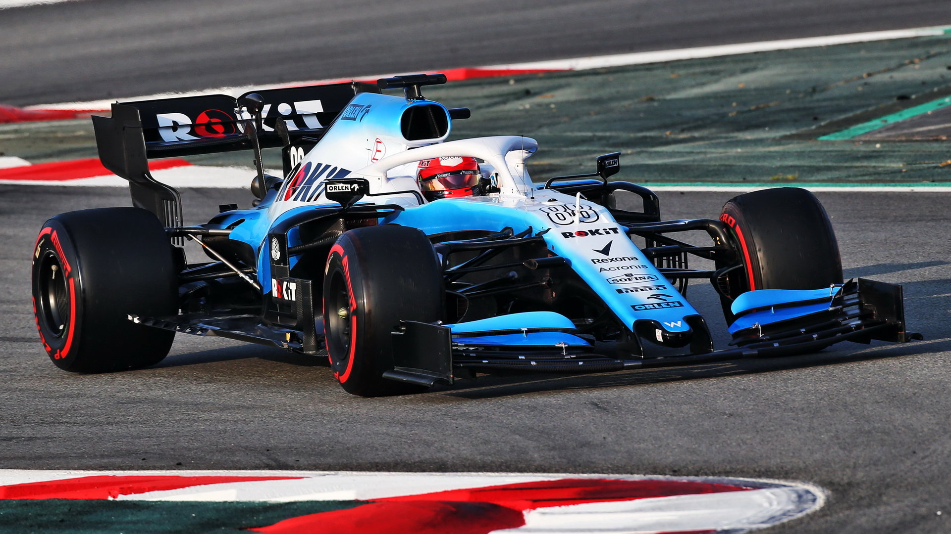 Robert Kubica pooprvé ve voze Williams FW42 - Mercedes při čtvrtém dnu testů v Barceloně