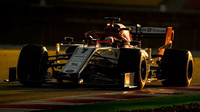 Kimi v novém voze Alfa Romeo C38 při třetím dni testů v Barceloně