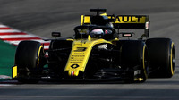 Daniel Ricciardo v rámci druhých předsezonních testů v Barceloně
