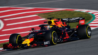 Max Verstappen v rámci druhého dne druhých předsezonních testů v Barceloně