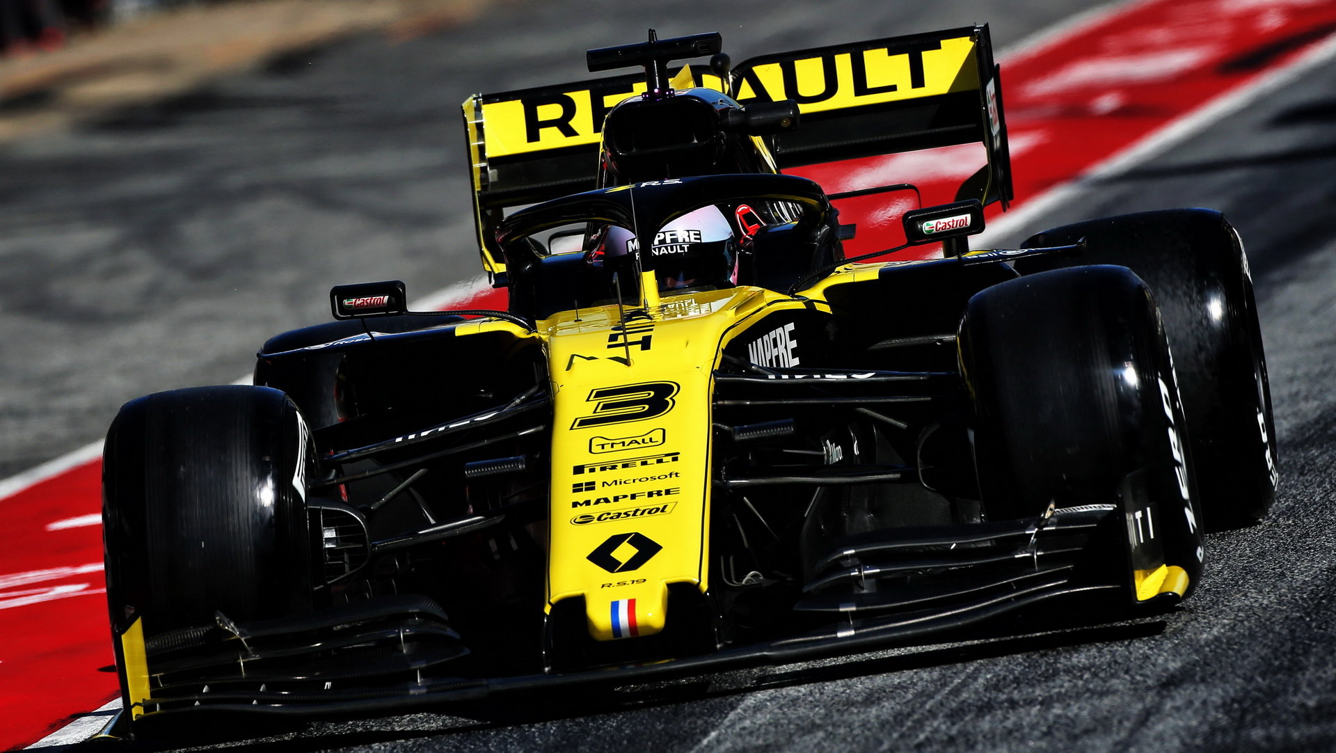 Daniel Ricciardo v rámci druhého dne druhých předsezonních testů v Barceloně