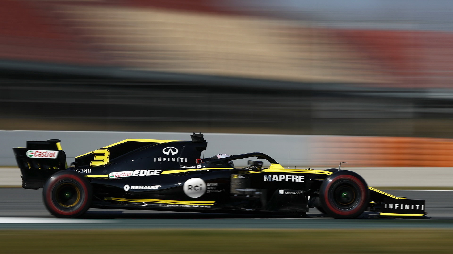Daniel Ricciardo v rámci posledního dne druhých předsezonních testů v Barceloně