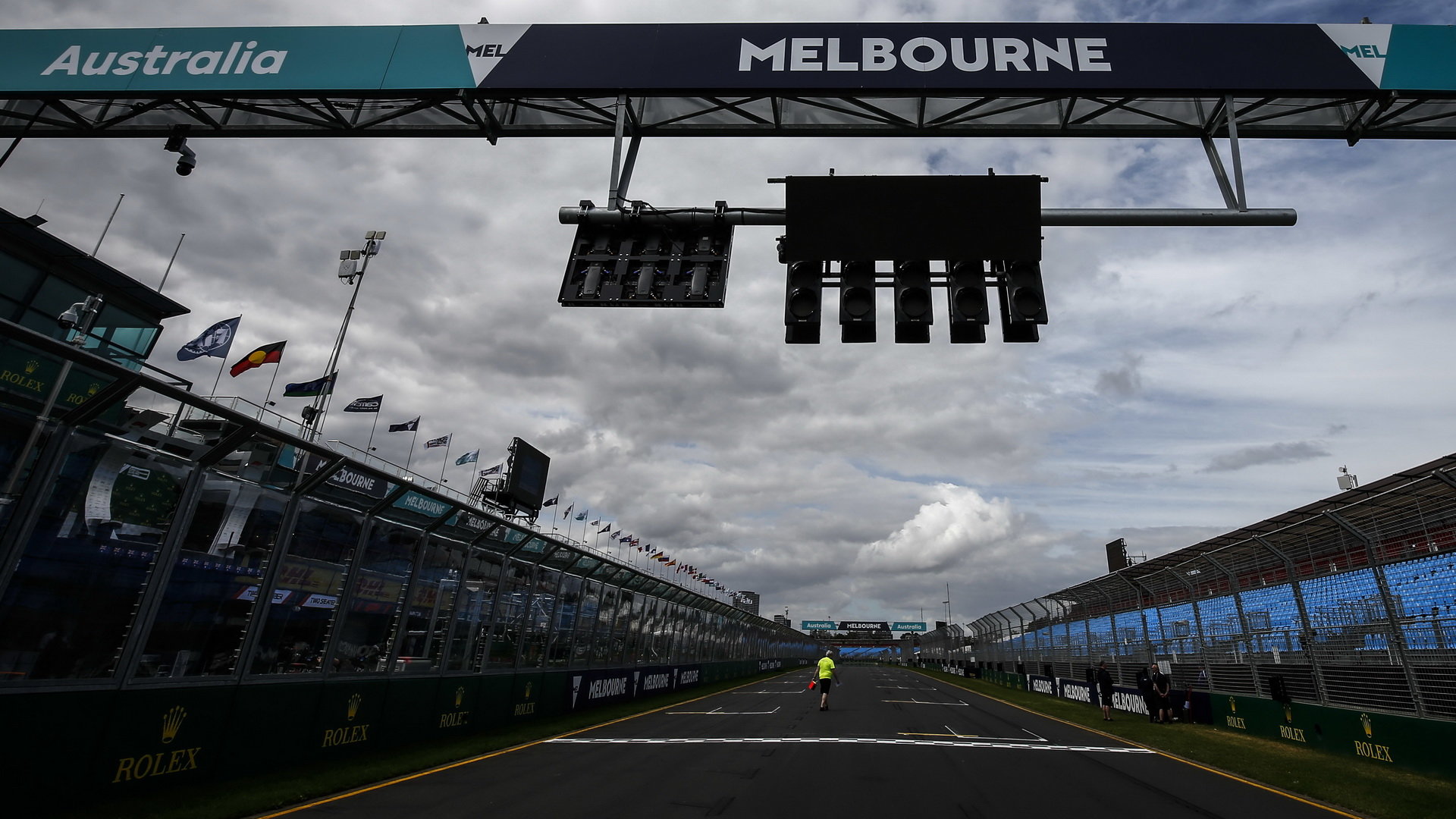 Přípravy na první závod sezóny v Melbourne