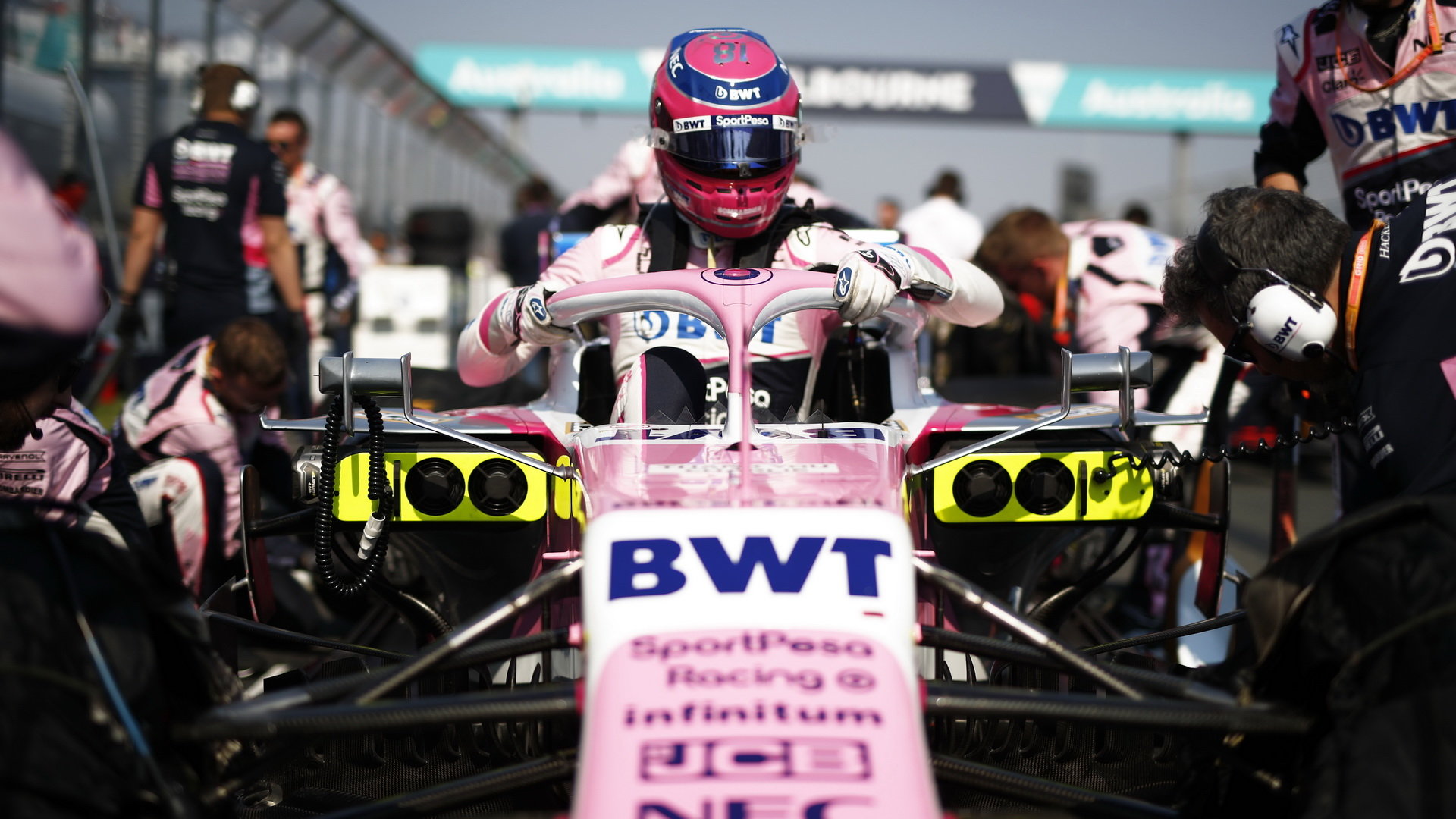 Lance Stroll před závodem v Melbourne