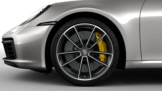 Karbon-keramické brzdy (PCCB) na novém Porsche 911
