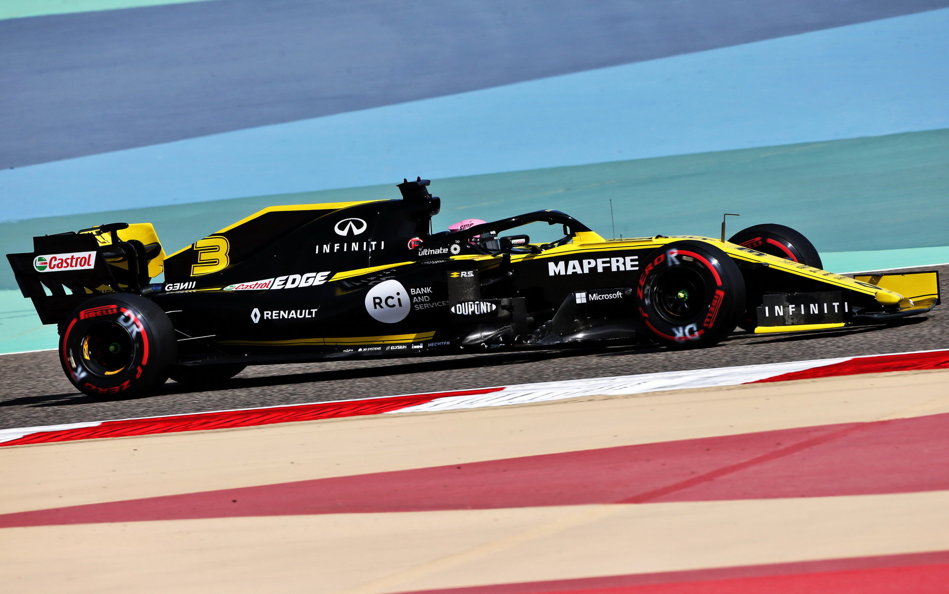 Daniel Ricciardo v tréninku v Bahrajnu