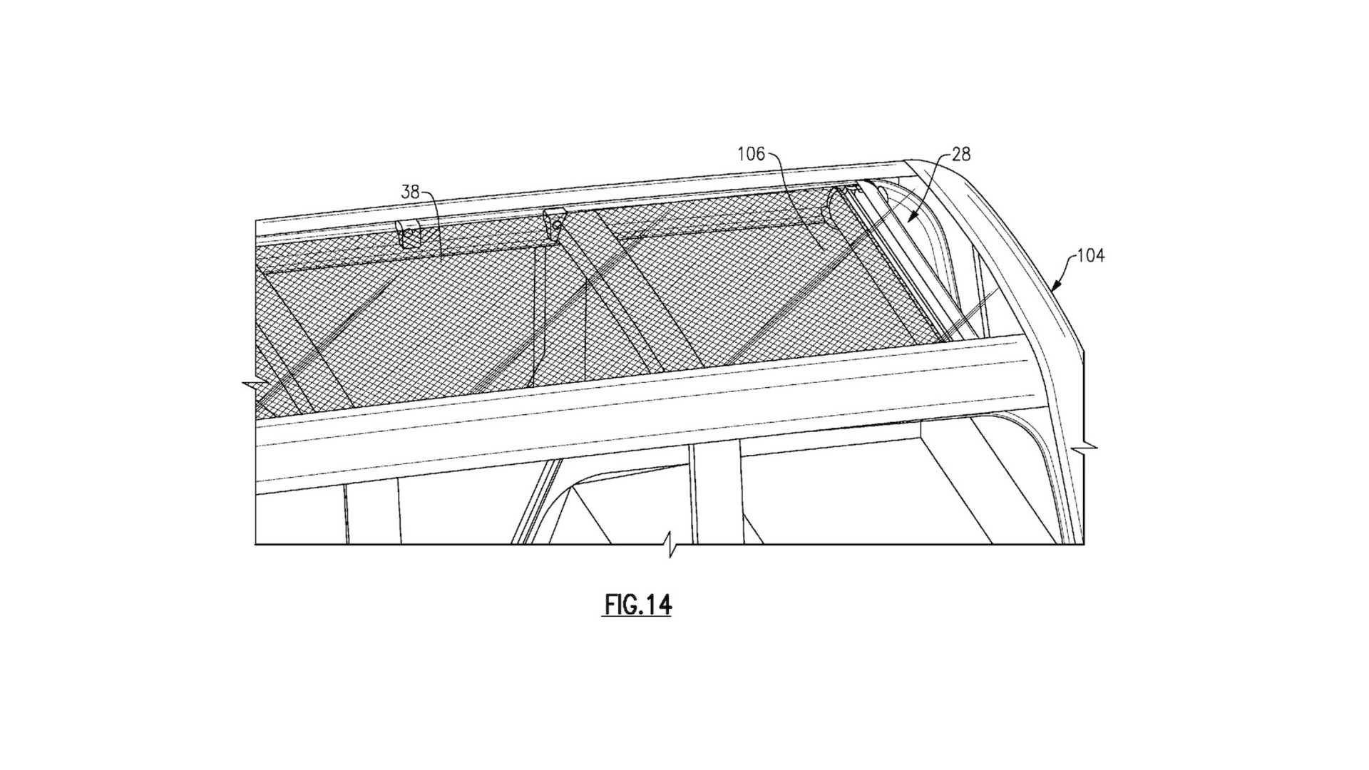 Ford si nechal patentovat novou stylovou střechu, která by se mohla objevit na nové generaci modelu Bronco