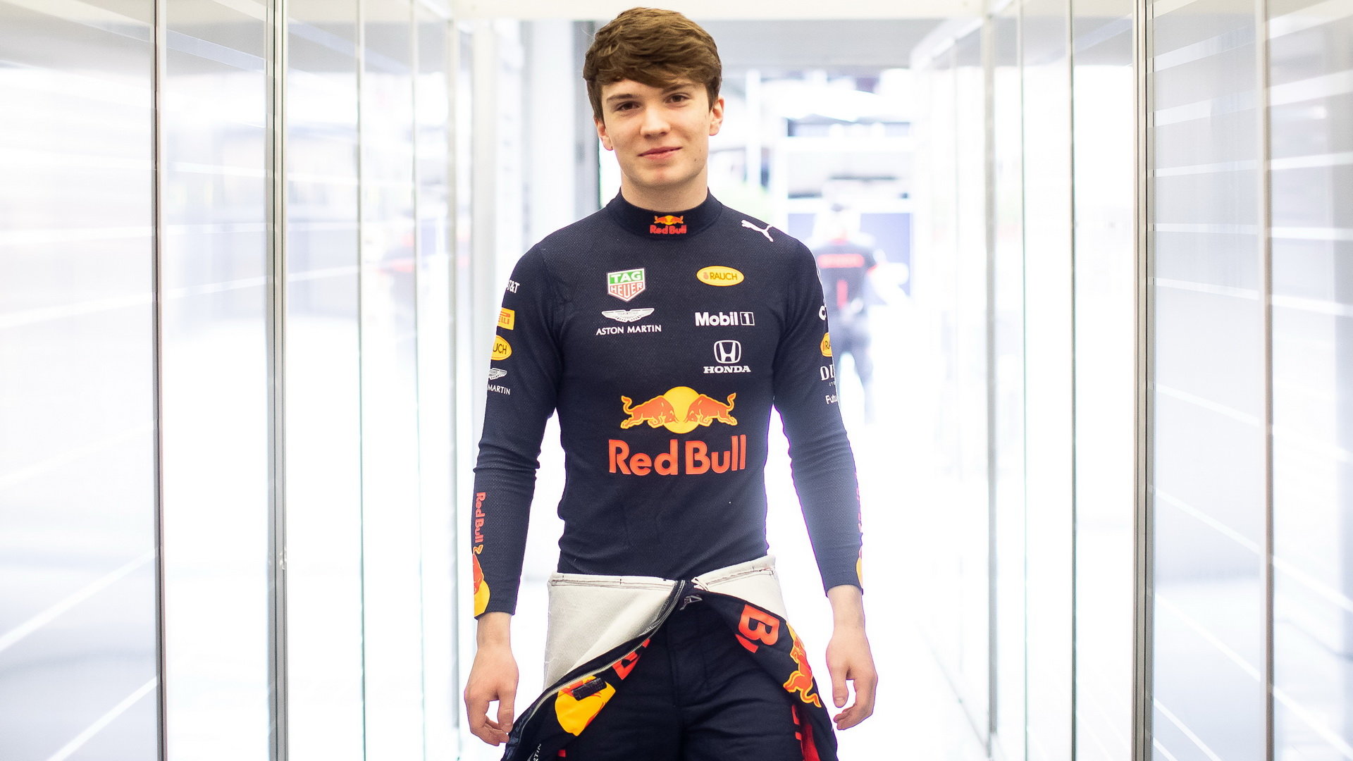 Mladý talent Red Bullu Dan Ticktum v rámci sezónních testů v Bahrajnu