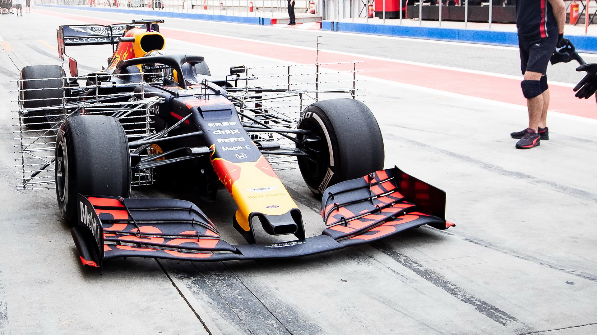 Red Bull vybaven sadou senzorů pro mapování aerodynamiky během sezónních testů v Bahrajnu