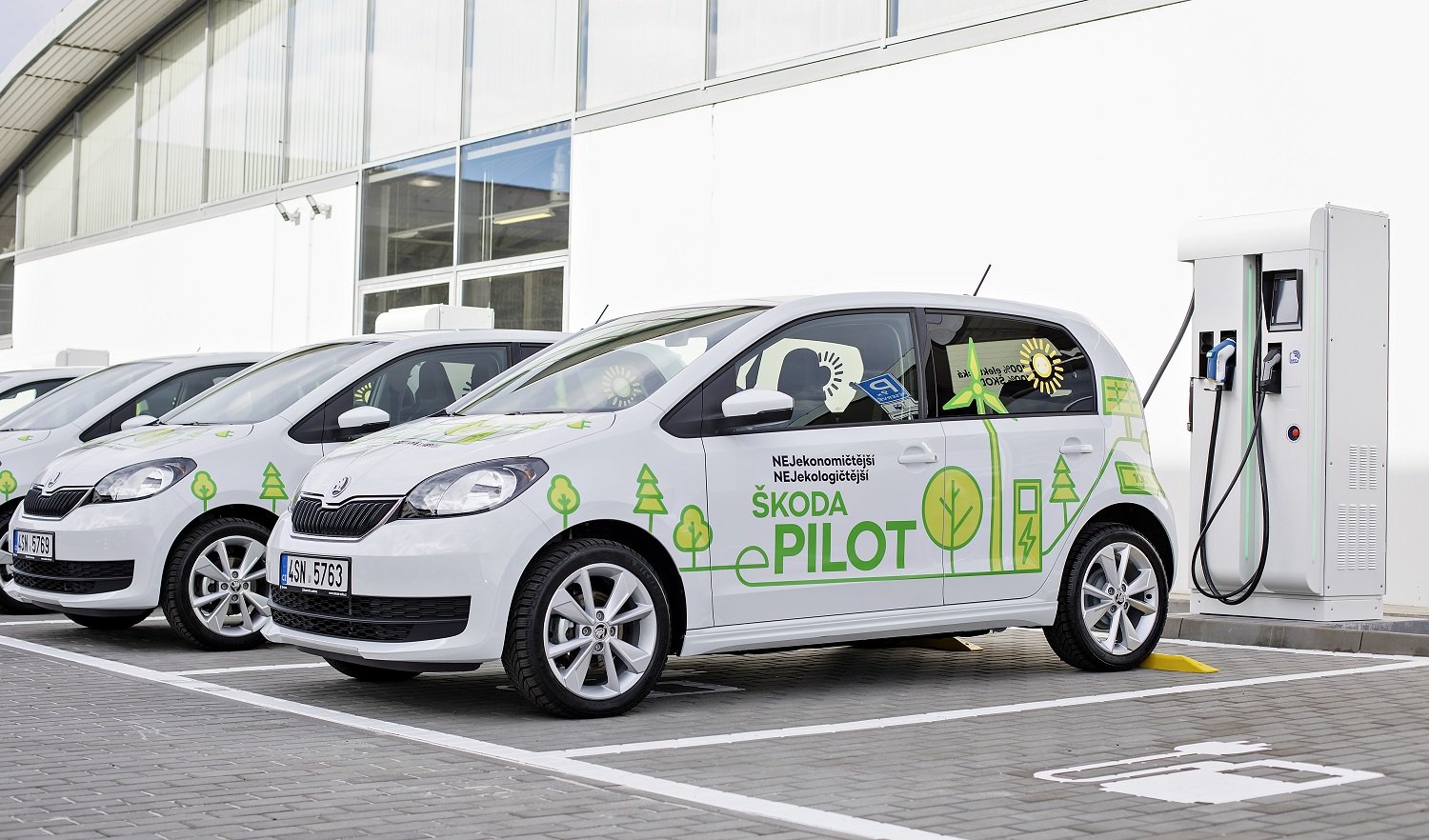 Elektrický prototyp Škoda Citigo z nedávno spuštěného projektu Citigo e-Pilot