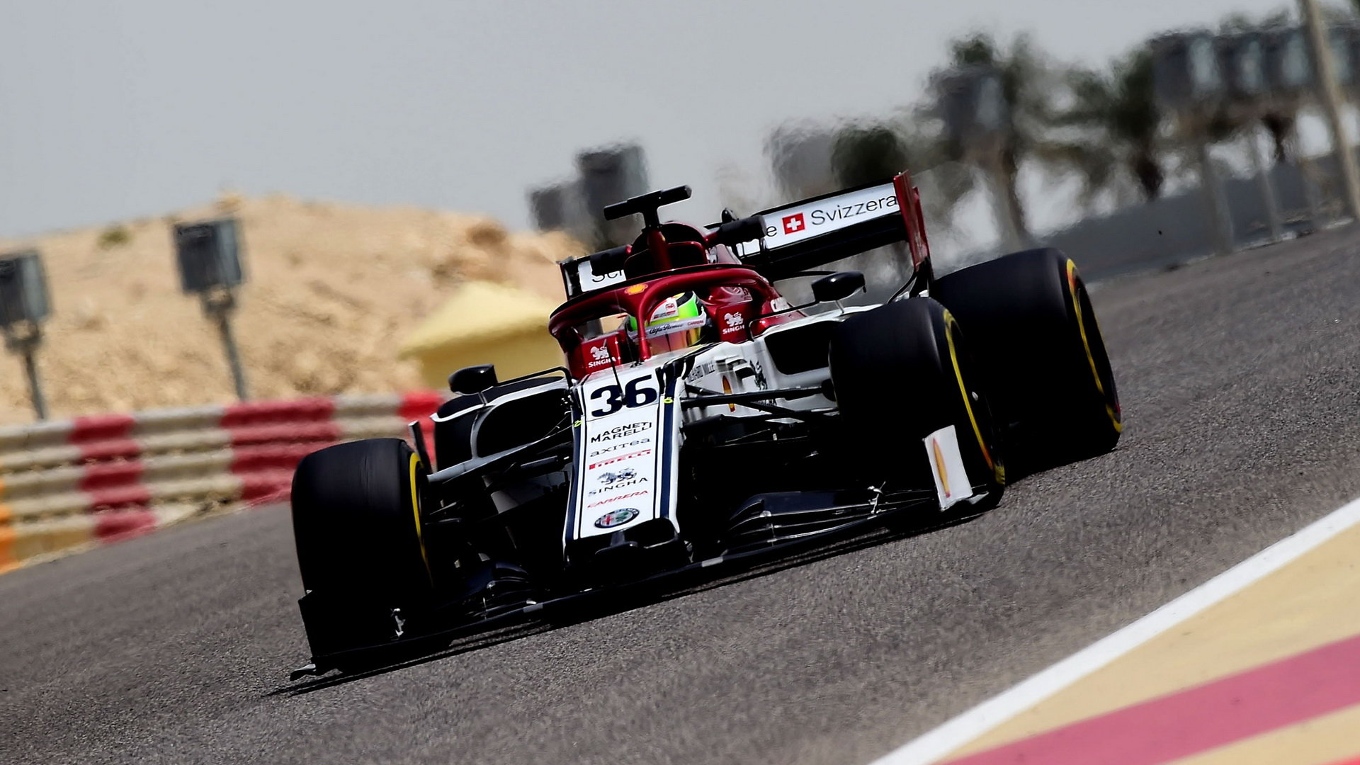 Mick Schumacher v rámci sezónních testů v Bahrajnu