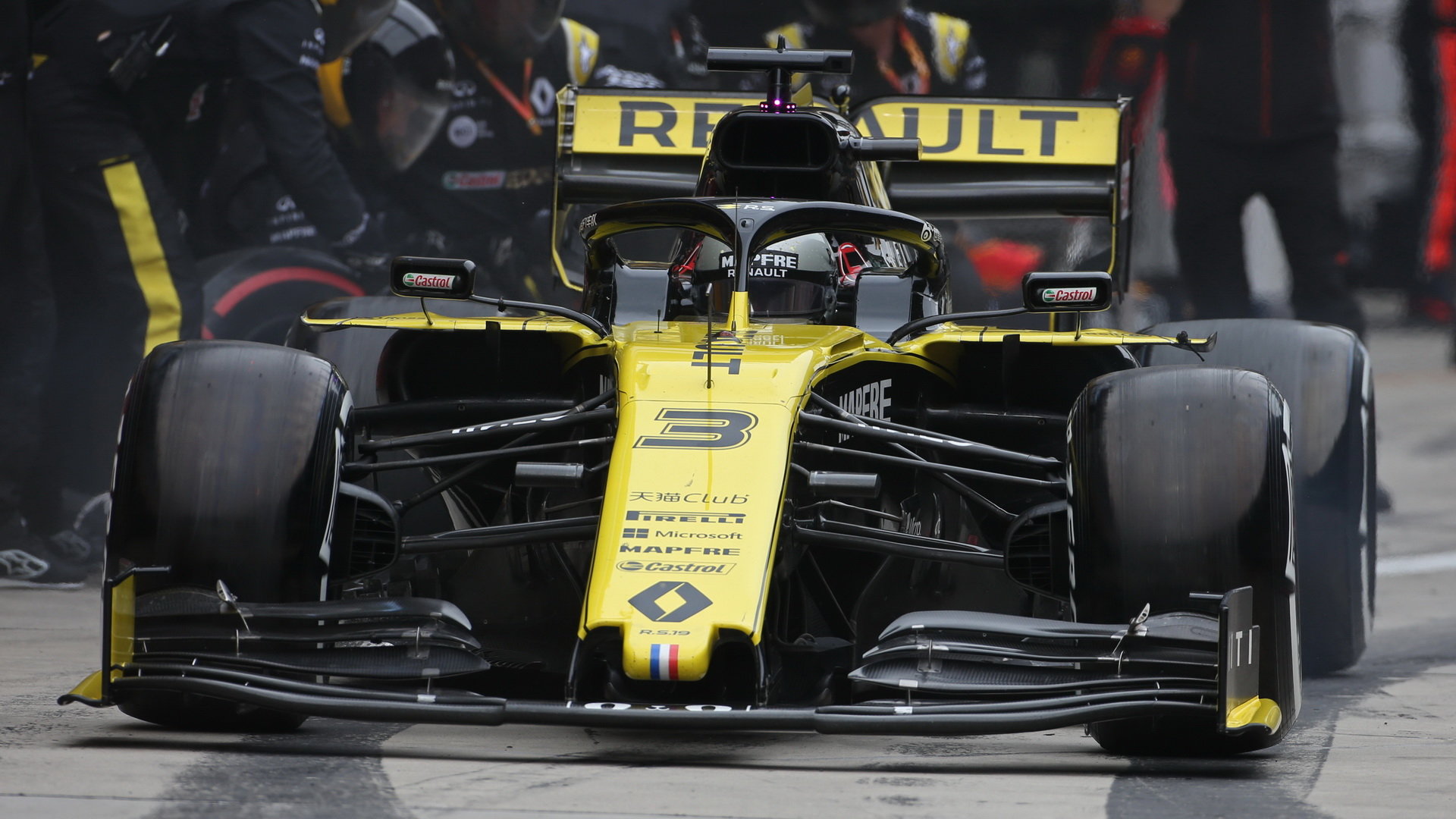 Daniel Ricciardo se v Číně dostal díky jednozastávkové strategii na 7. místo