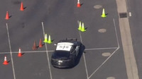 Policejní Tesla Model S během testování