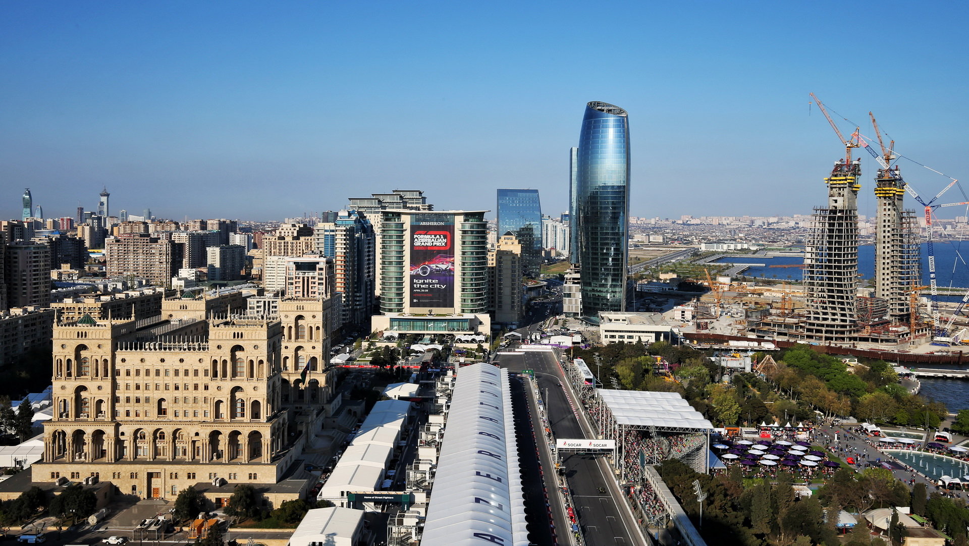 Městská trať v Ázerbájdžádnu obsahuje nejdelší rovinku v kalendáři Formule 1