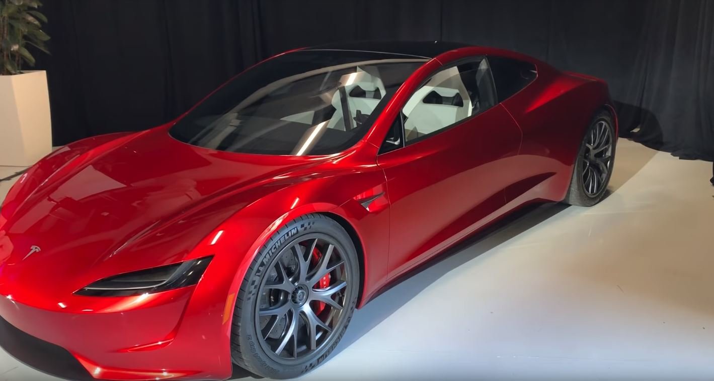 Nové záběry druhé generace Tesla Roadster (YouTube/ Hamid Shojaee)