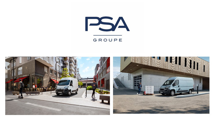Skupina PSA představuje na autosalonu užitkových vozů v Birminghamu elektrické vozy Peugeot Boxer Electric a Citroën Jumper Electric.