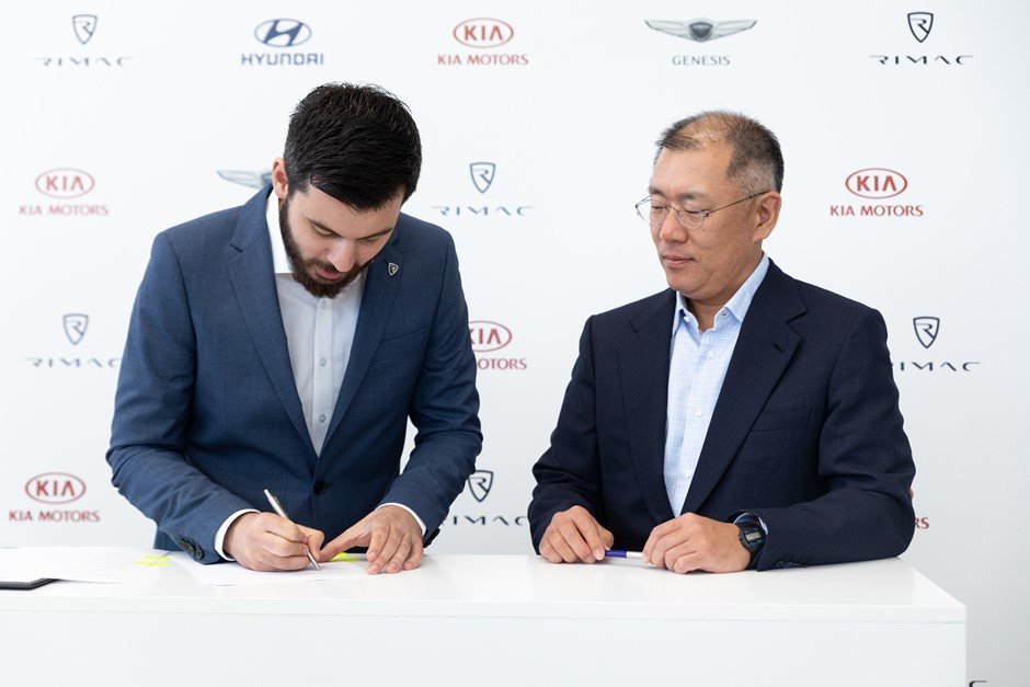 Rimac uzavřel partnerství se značkami Hyundai a Kia a získal investici 80 milionů Euro