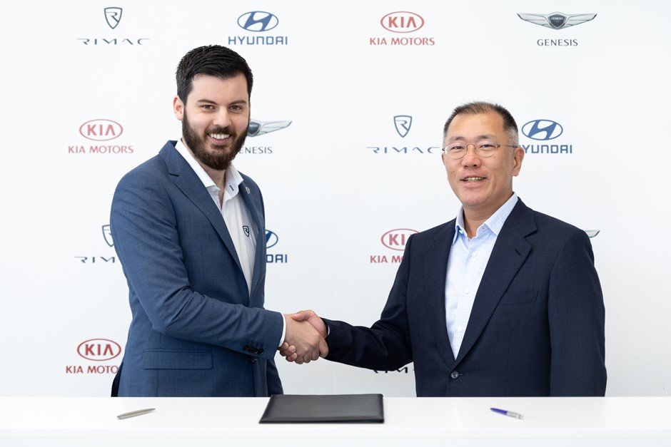 Rimac uzavřel partnerství se značkami Hyundai a Kia a získal investici 80 milionů Euro
