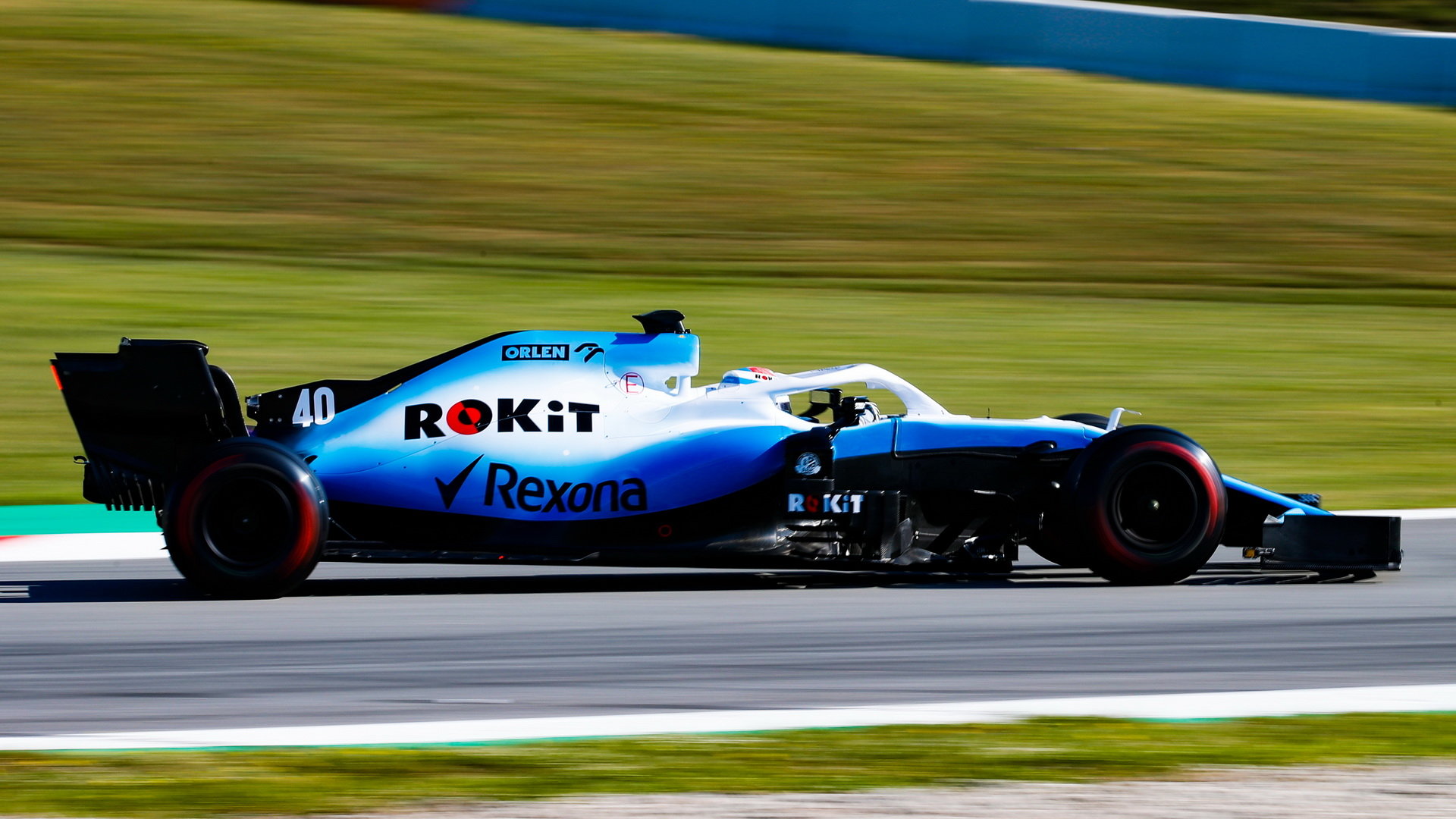 Nicholas Latifi v rámci sezónních testů v Barceloně