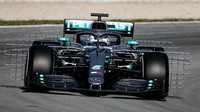 Mercedes při testování aerodynamiky