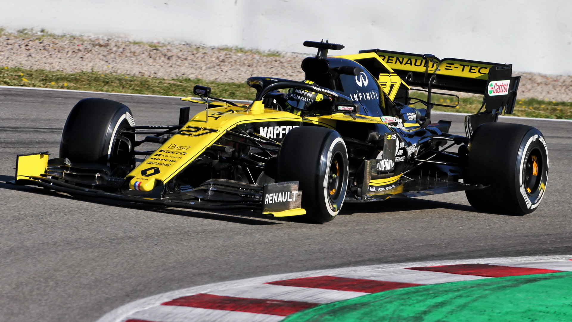 Nico Hülkenberg v rámci sezónních testů v Barceloně