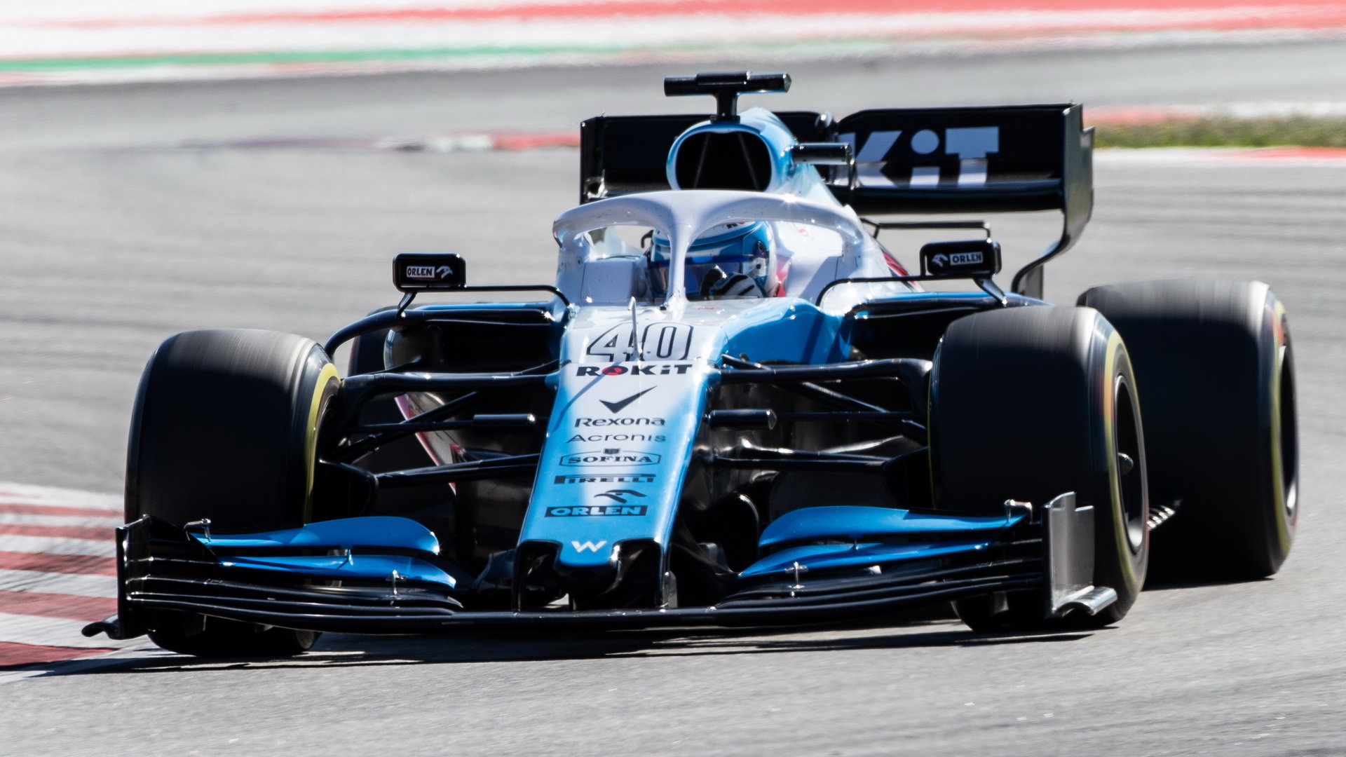 Nicholas Latifi v rámci sezónních testů v Barceloně