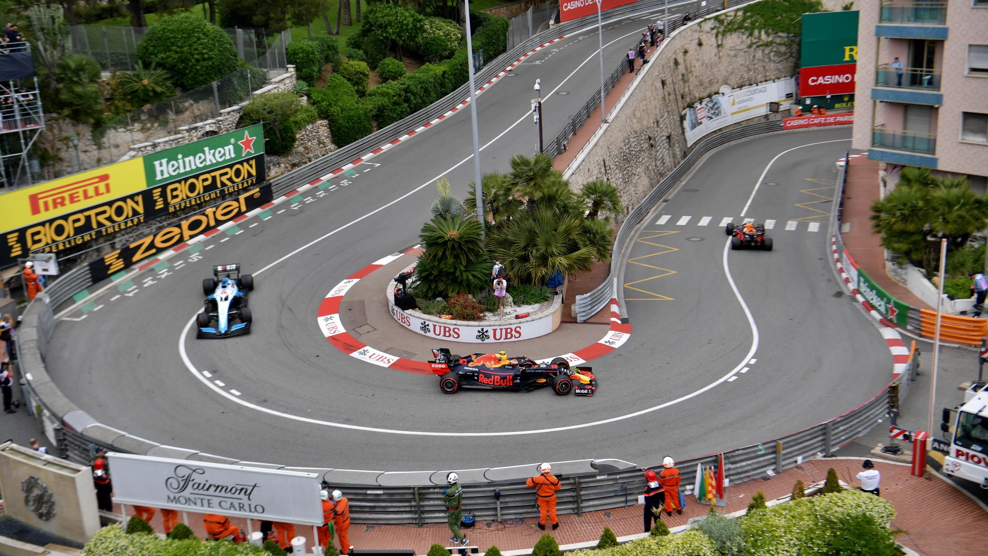 Pierre Gasly v tréninku v Monaku