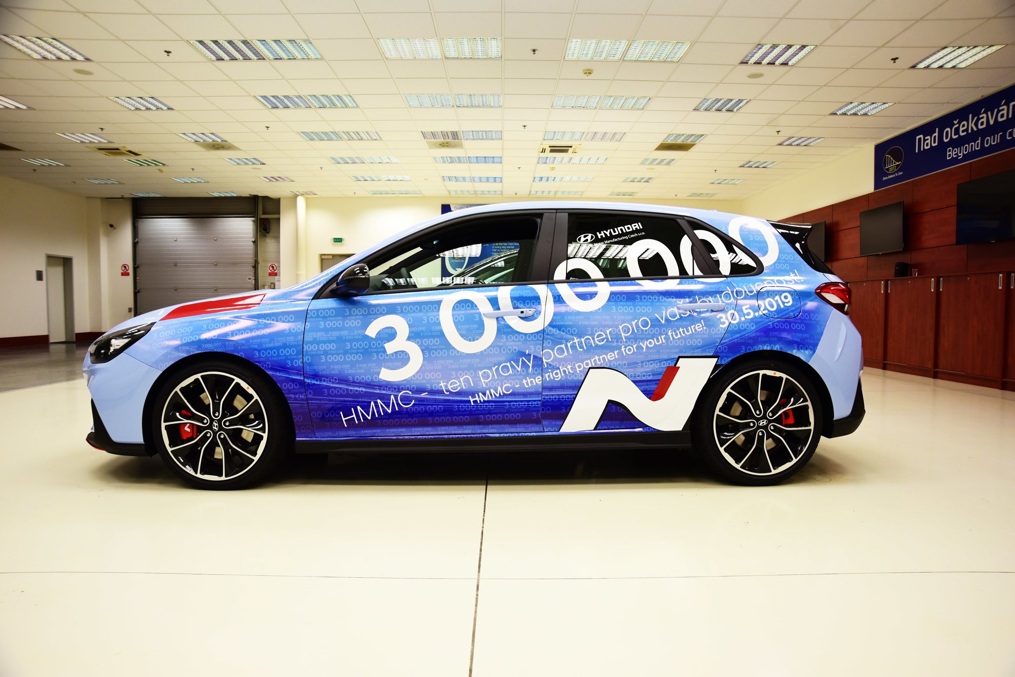 Nošovický závod Hyundai Motor Manufacturing Czech slaví tři miliony vyrobených aut