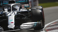 Valtteri Bottas s Mercedesem W10 v Kanadě
