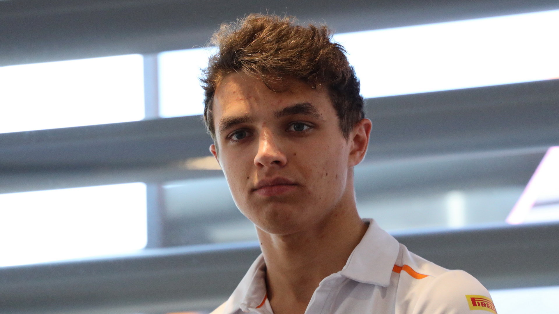 Zamyšlený Lando Norris