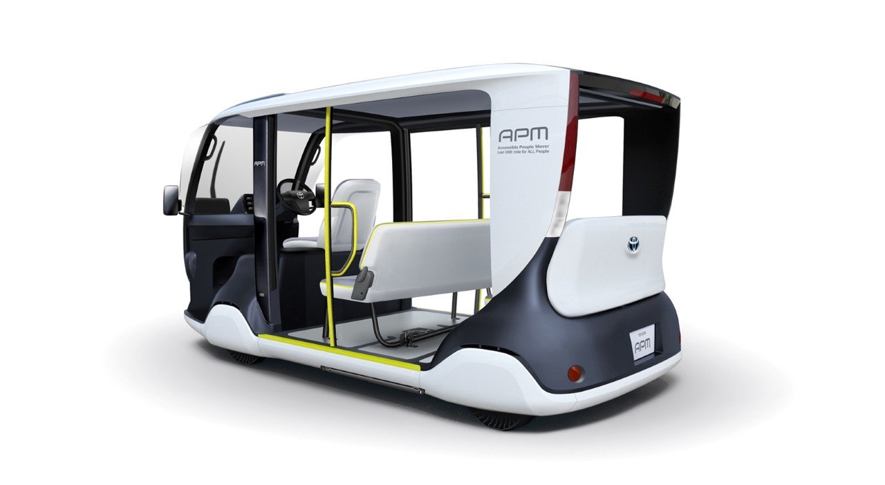 Toyota představila elektrický osobní přepravník APM pro olympijské a paralympijské hry v Tokiu 2020