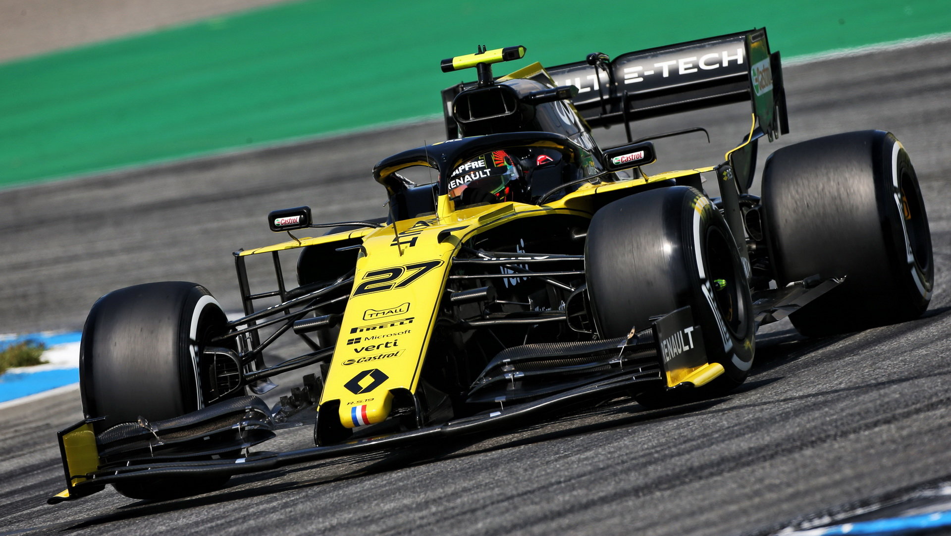 Nico Hülkenberg v tréninku v Německu