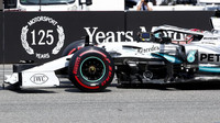 Lewis Hamilton po kvalifikaci v Německu