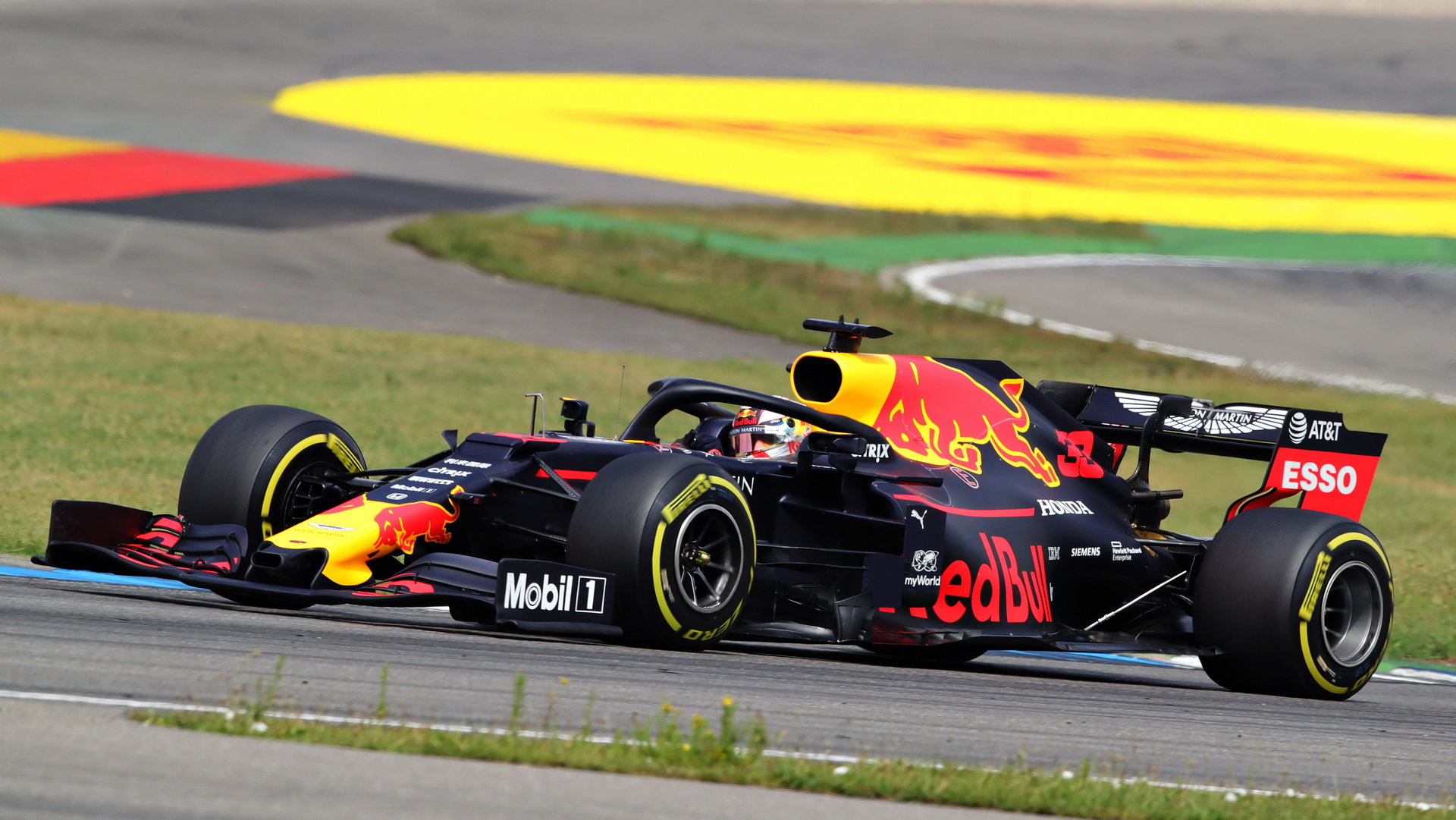 Max Verstappen v kvalifikaci v Německu