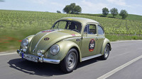 Volkswagen Brouk „Mille Miglia“ z roku 1956 s oválným zadním oknem a výkonem 55 kW (75 k)