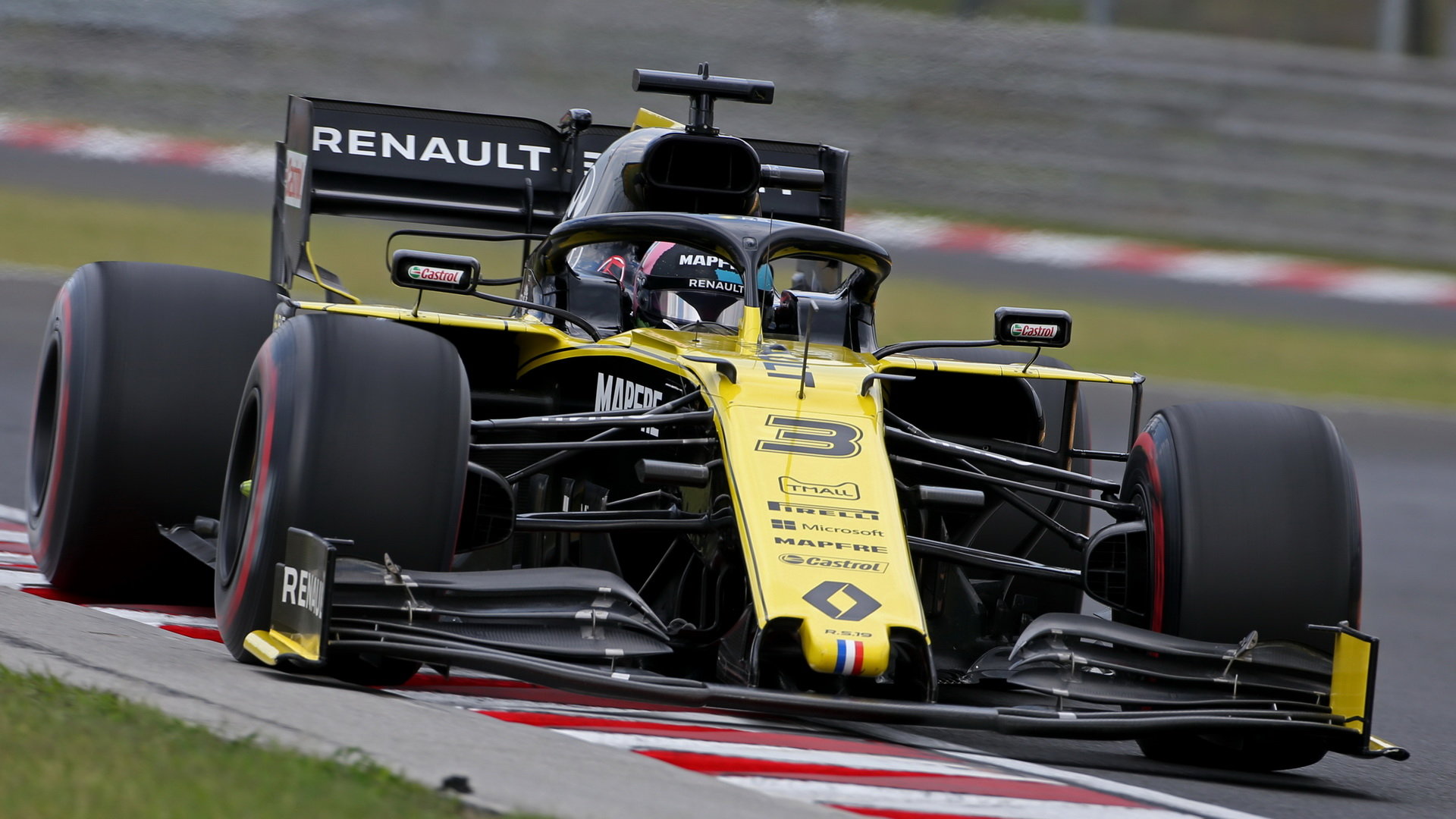 Daniel Ricciardo s Renaultem byl v GP Maďarska nejrychlejší na rovinkách