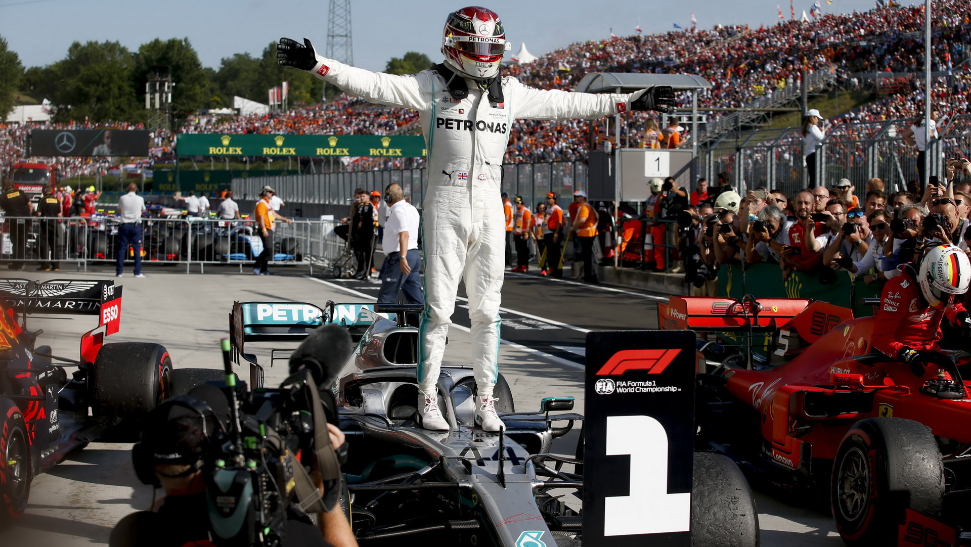 Lewis Hamilton po závodě v Maďarsku