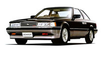 Toyota Soarer z roku 1983 je první sériově vyráběný vůz, který dostal k turbu i intercooler