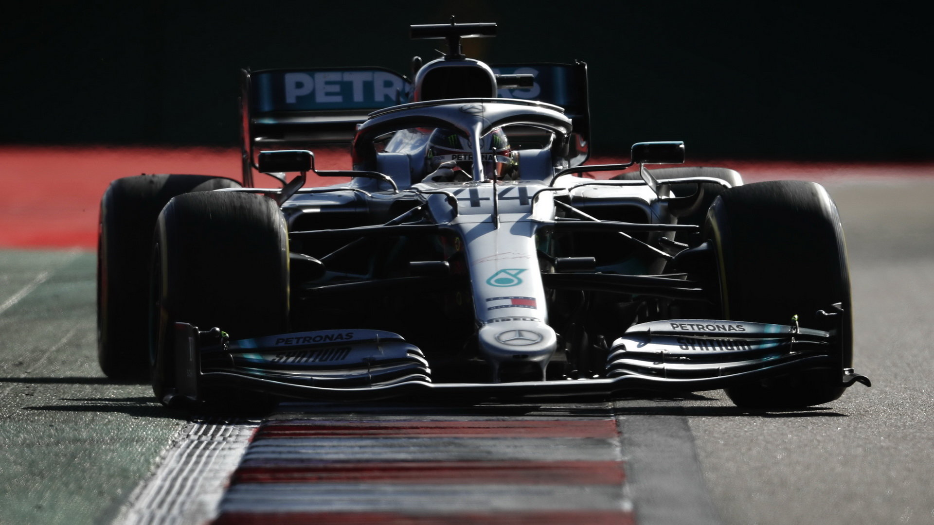 Lewis Hamilton ve Velké ceně Ruska 2019, kterou nakonec vyhrál