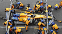 Lando Norris v závodě v Mexiku