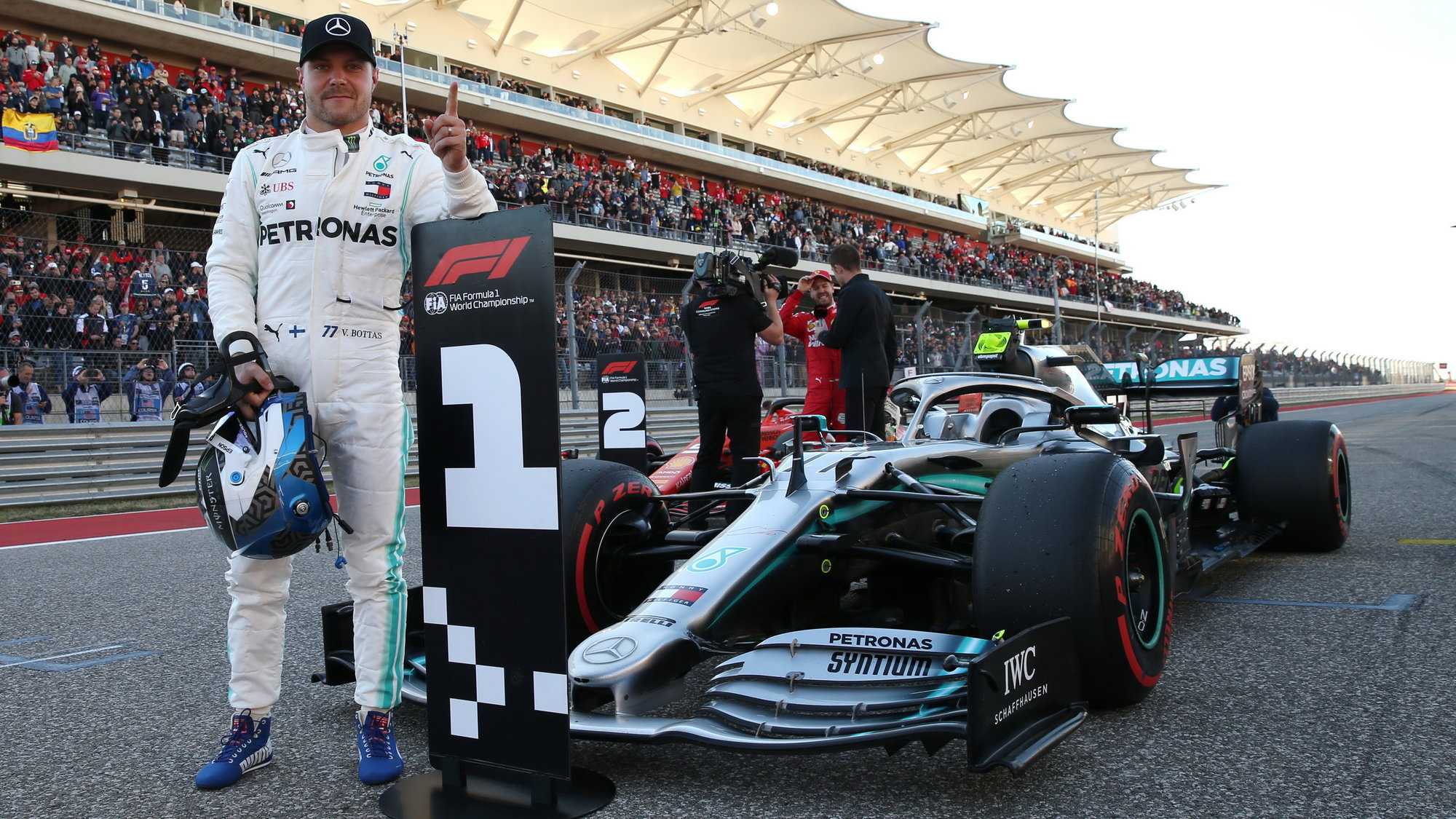 Valtteri Bottas po úspěšné kvalifikaci v americkém Austinu