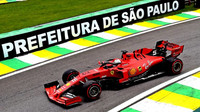 Sebastian Vettel v kvalifikaci v Brazílii