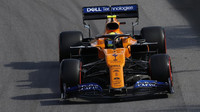 Lando Norris v kvalifikaci v Brazílii