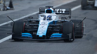 Nicholas Latifi po sezóně 2019 během testu pneumatik v Abú Zabí