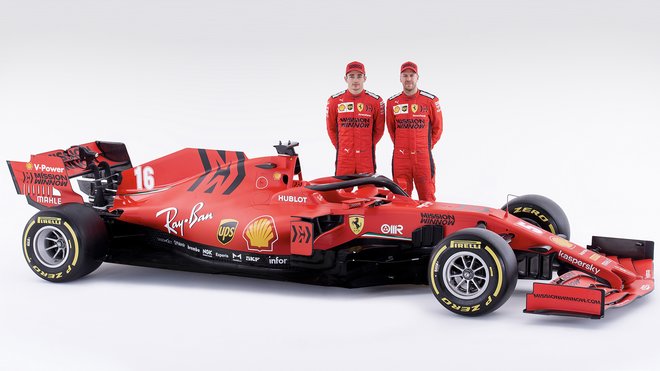 Charles Leclerc, Sebastian Vettel a nový vůz SF1000