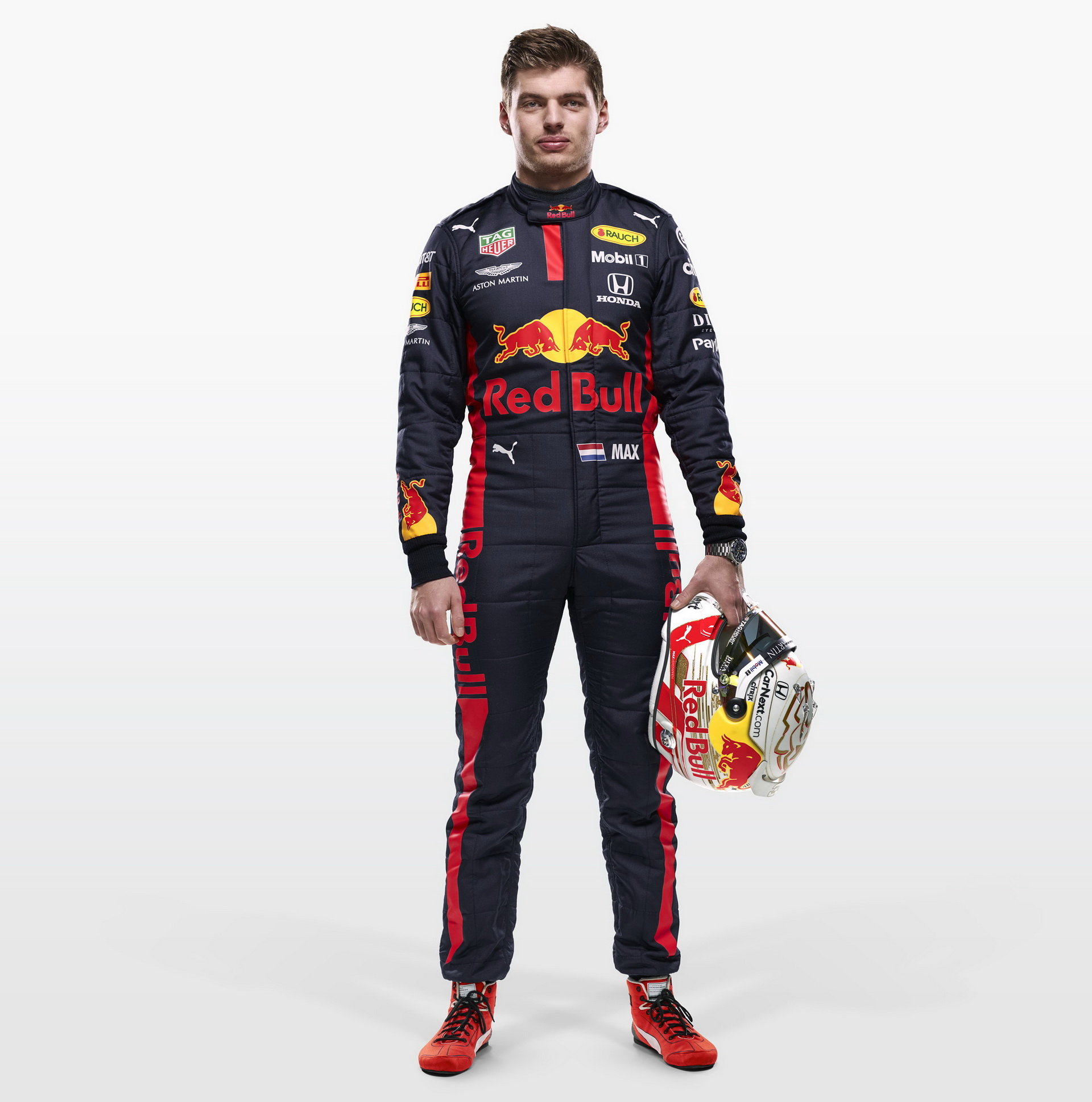 Max Verstappen v kombinéze pro sezónu 2020