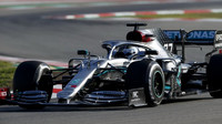Valtteri Bottas při předsezonních testech s vozem Mercedes F1 W11 EQ Performance v Barceloně