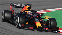 Max Verstappen pti testech s Red Bullem v Barceloně