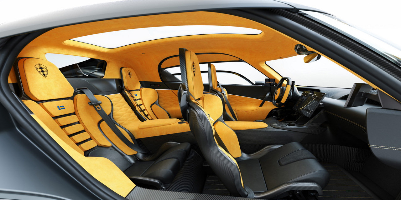 Koenigsegg Gemera, hybridní raketa s třemi válci, 1700 koňmi a čtveřicí sedadel